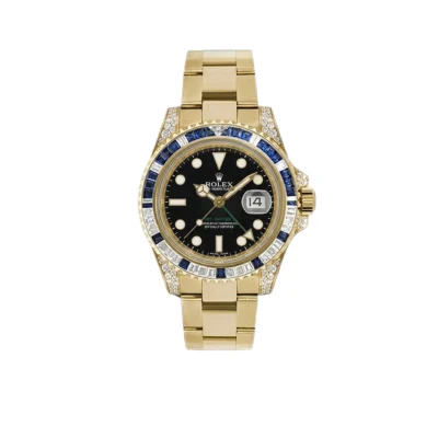 Rolex GMT-Master II 116758SA Yellow Gold Oyster Bracelet 40mm