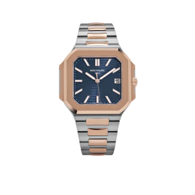 Patek Philippe Cubitus 45mm 5821/1AR-001 Stainless Steel Rose Gold Blue Dial