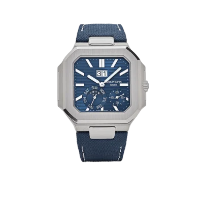 Patek Philippe Cubitus 45mm 5822P-001 Platinum Blue Dial Moon Phase