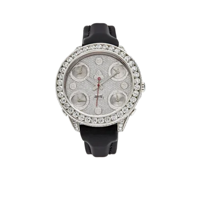 Jacob & Co. Five Time Zone Steel Diamond 40mm JCM-30