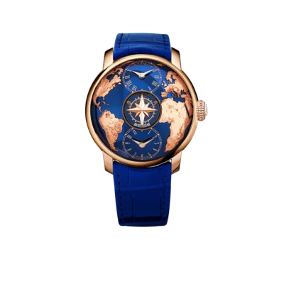 Jacob & Co The World Is Yours Dual Time Zone Tourbillon 38.6mm Rose Gold Automatic Winding DT200.40.AA.AA.A
